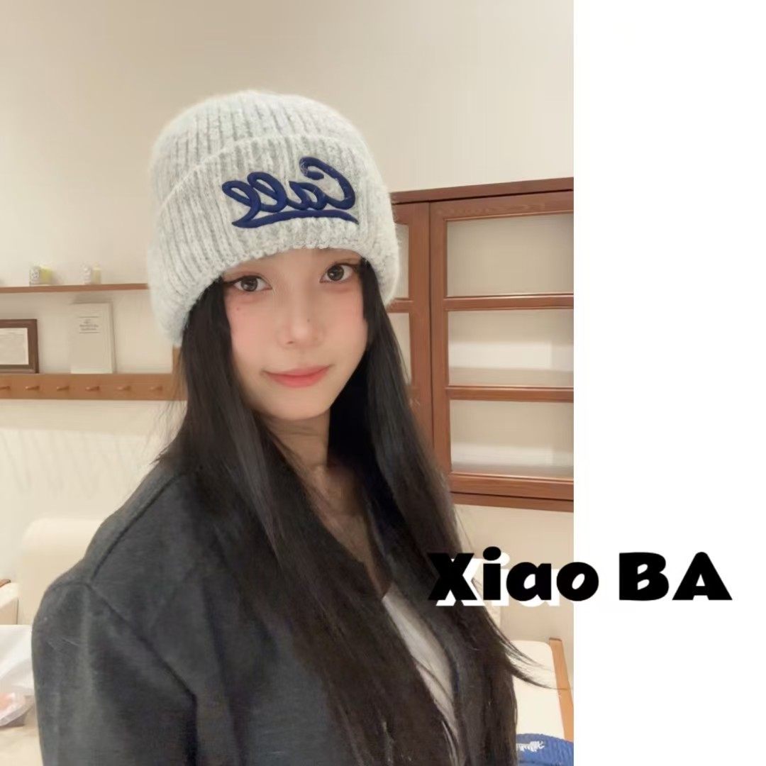 25年新款Caee秋冬季帽子男女款时尚防寒保暖针织帽大头围加厚冷帽