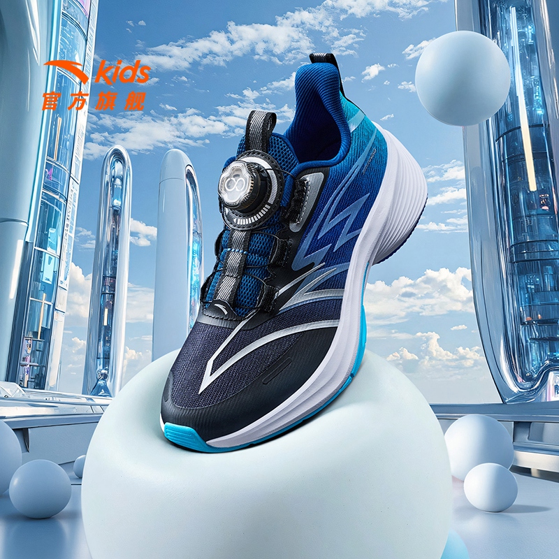 安踏儿童骇浪lite跑鞋夏季新款透气青少年跑步运动鞋