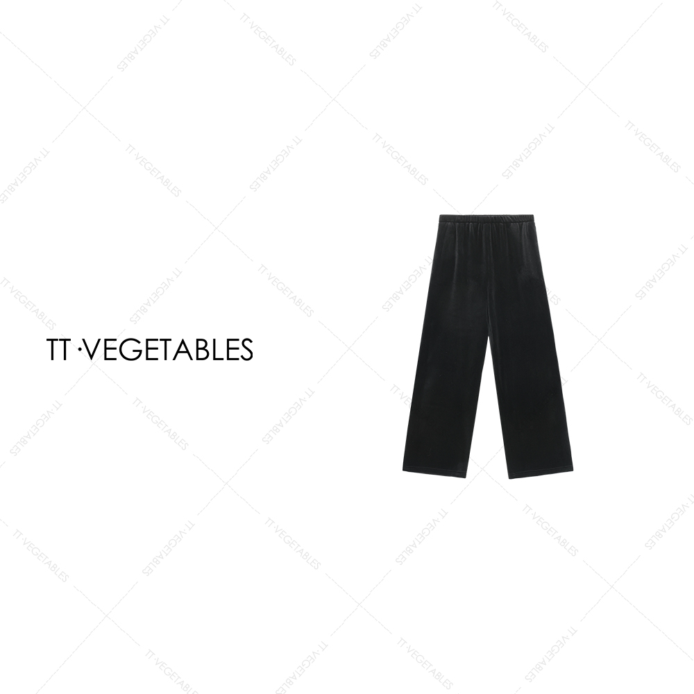 噢芬/小个子 【行岩】休闲百搭高腰显瘦直筒裤女裤阔腿裤527823