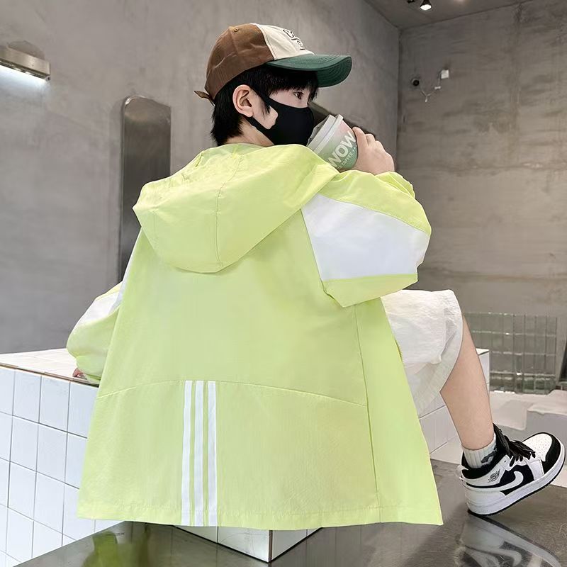 男童夏装防晒衣外套2025新款儿童夏季防晒服薄款中大童男孩夏款潮