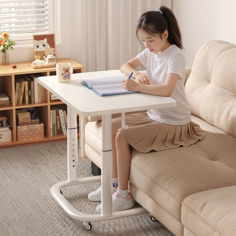 可升降学习桌简易书桌可移动桌子床边桌沙发边桌阳台卧室小户型