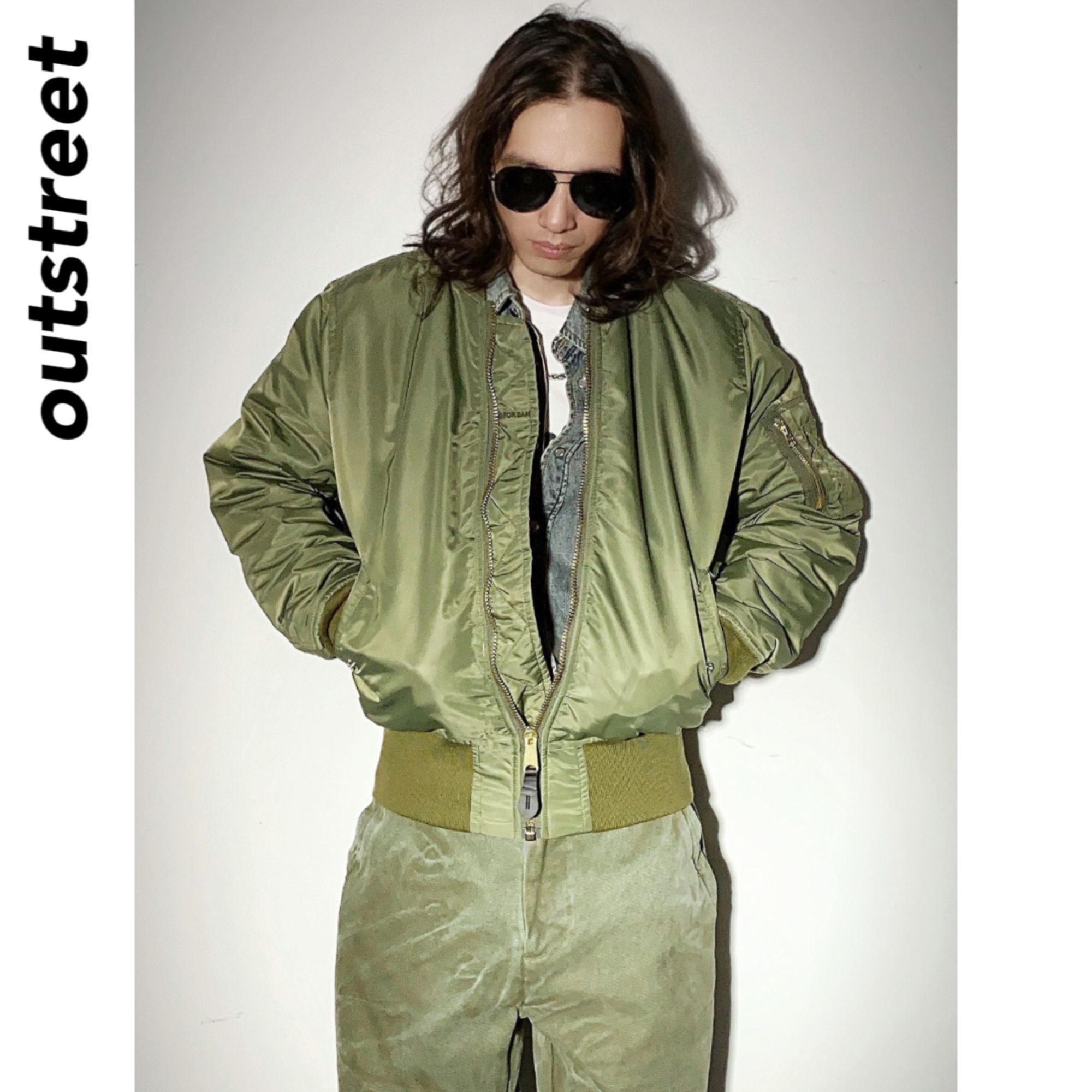 秋冬季ma1飞行员夹克休闲男外套棒球服大码宽松工装外套加厚棉衣