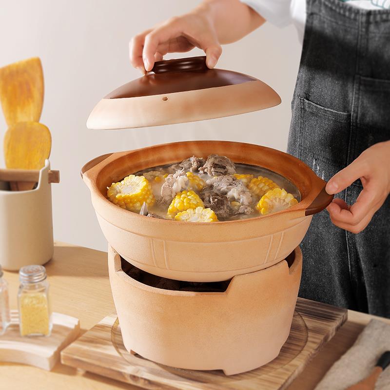 打边炉炭炉砂锅炉商用一体泥炉围炉木炭火锅炉港式老式家用碳火炉