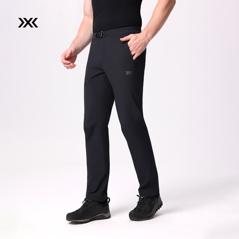 XBIONIC风盾轻量双面织软壳长裤 耐磨防风拒水透气弹力运动户外男