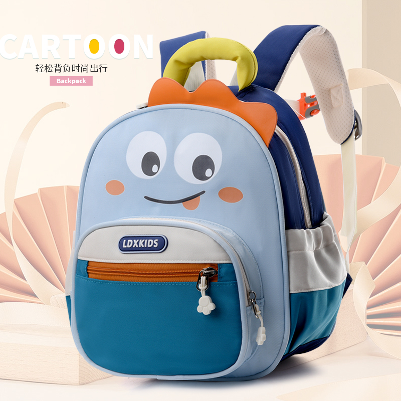 新款儿童潮萌书包幼儿园男宝3-6岁轻便大容量背包女孩小中大班包