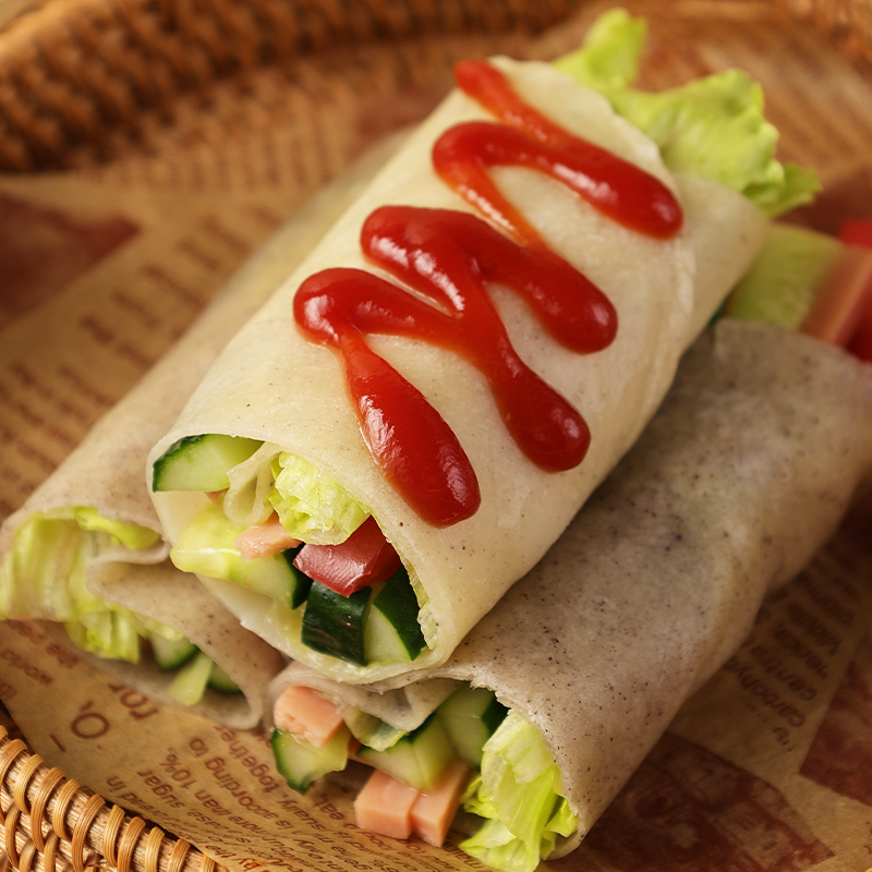 西郭村-全麦黑全麦荞麦卷饼粗粮劲道可口卷饼