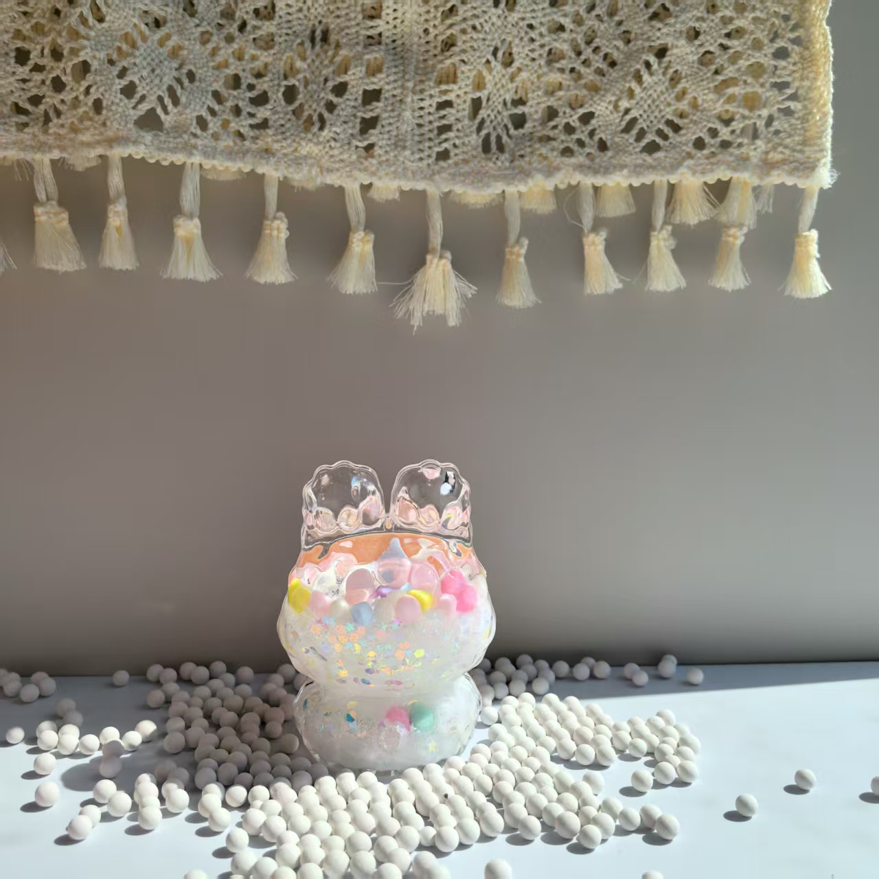 2025可爱高品质拉bubu入油流沙夜光创意礼品桌面学生卡通小摆件