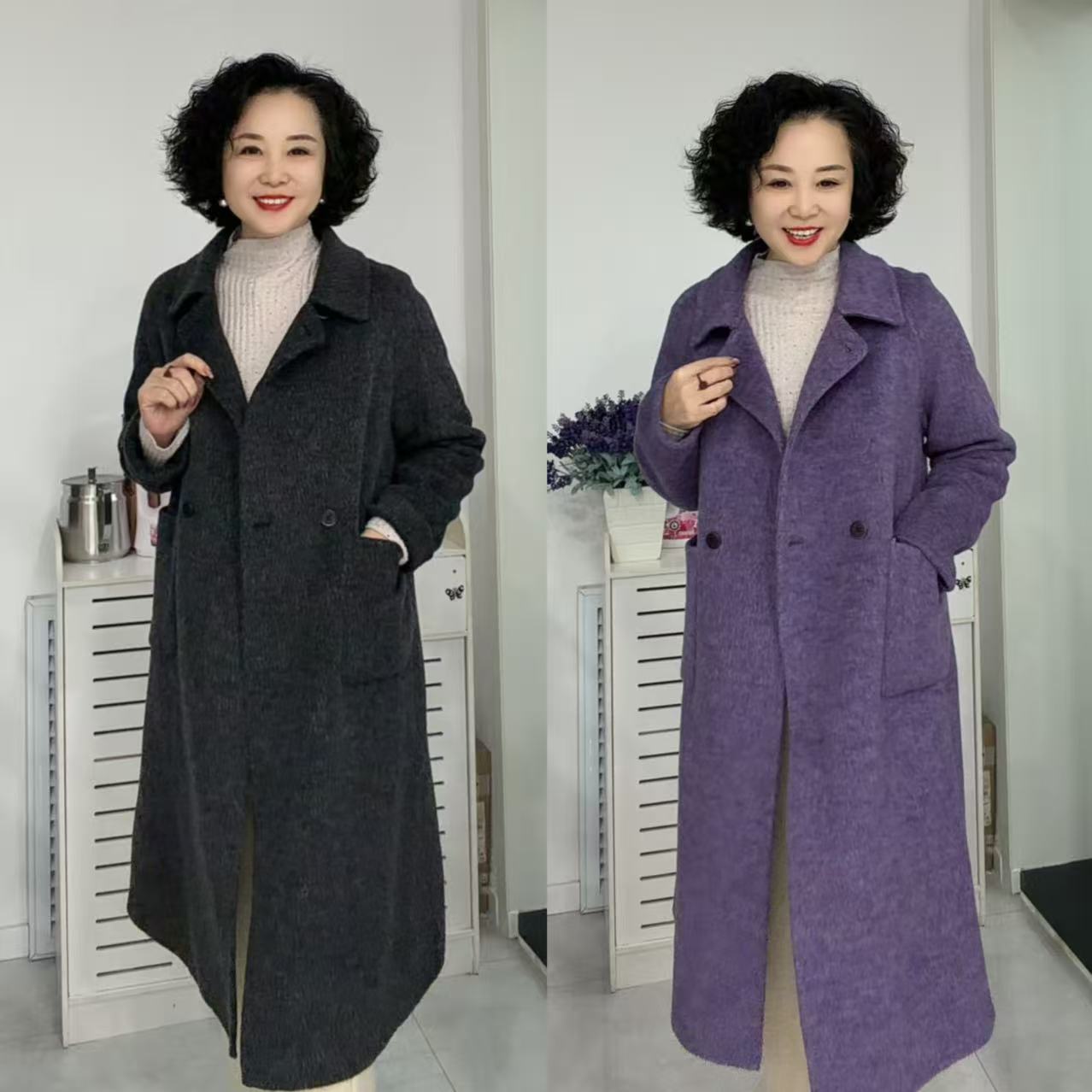 2560羊毛长款大衣（衣长105cm左右）