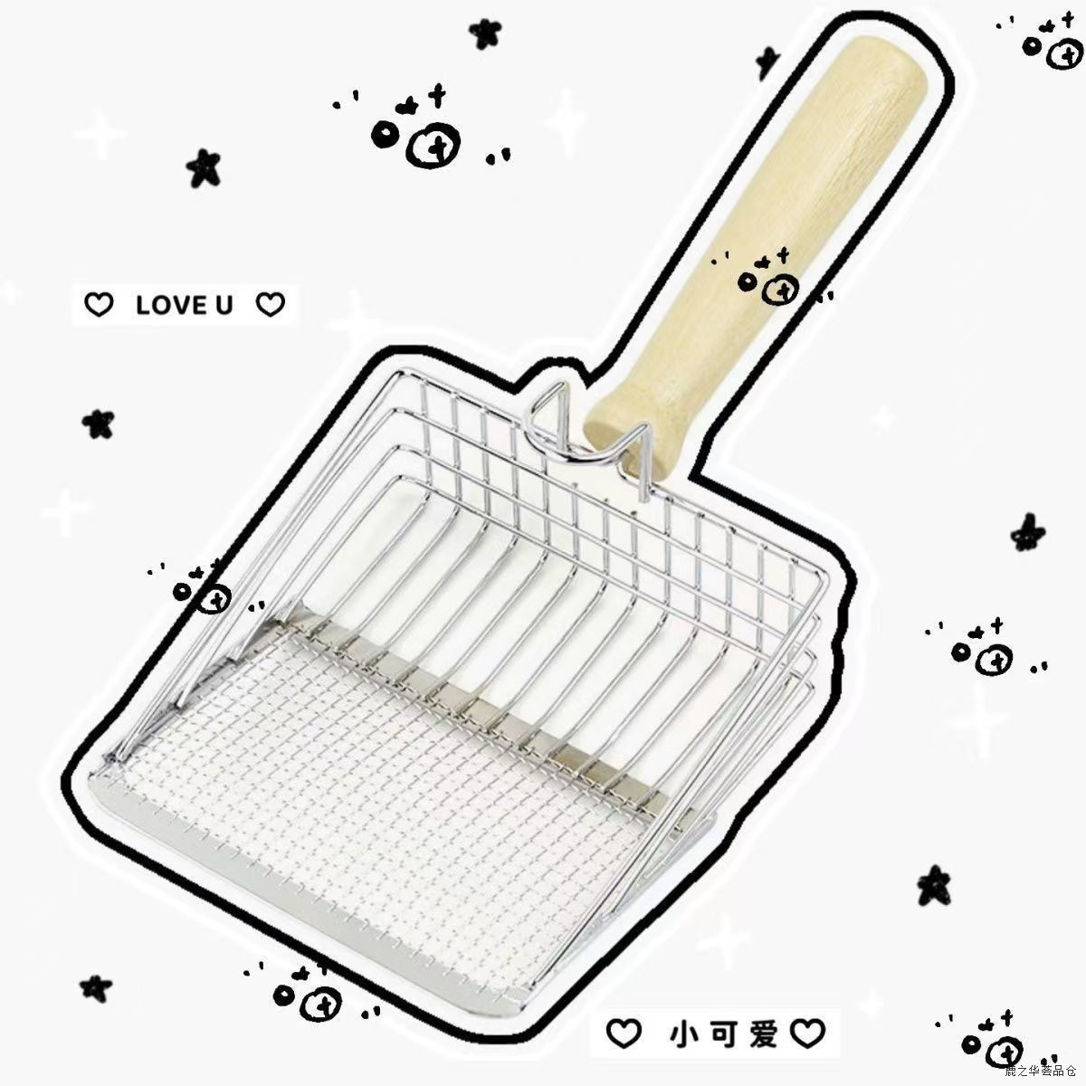 宠物猫猫猫砂铲子细缝铲猫粑粑小缝隙膨润土猫砂通用猫铲屎多功能