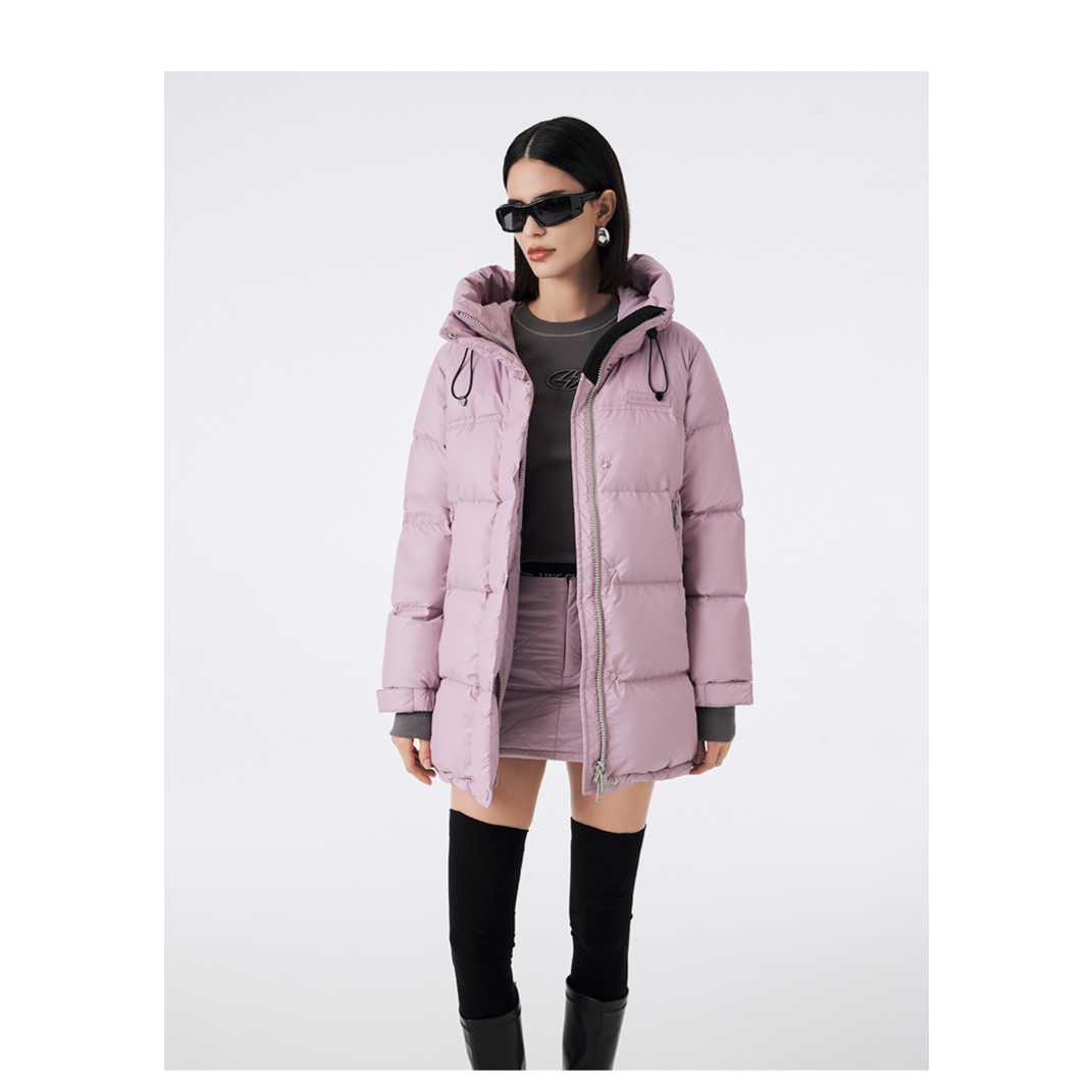 LINCCHIC/金羽杰中长款冬季新款羽绒服连帽面包服Y23603326