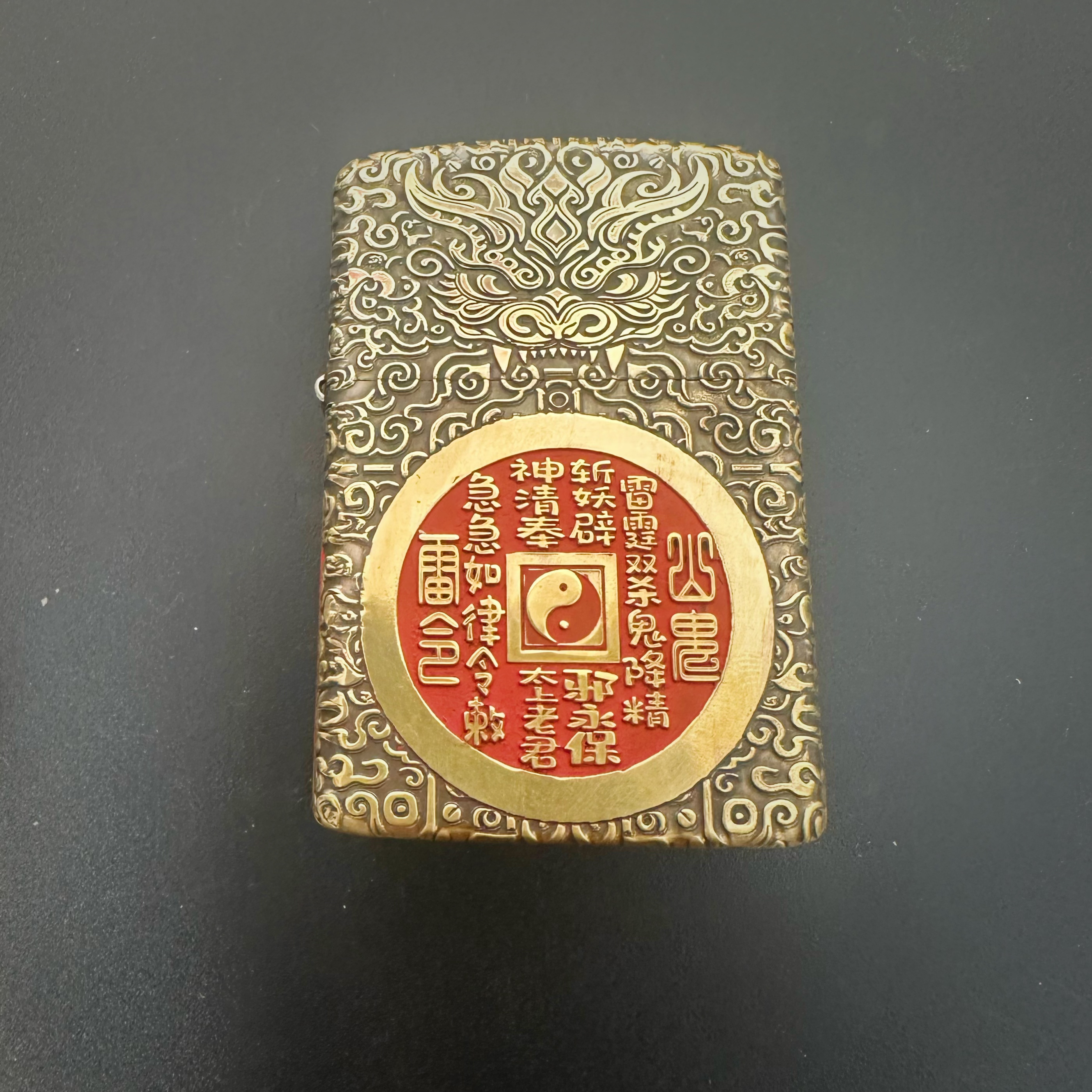 ZORRO烈焰打火机工作室出品，山G花钱，精工浮雕创意打火机男士礼品