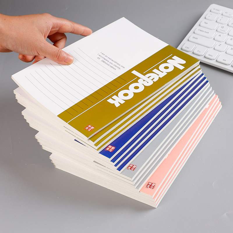 笔记本子简约大学生用文具商务A5记事本日记本软面抄作业练习本