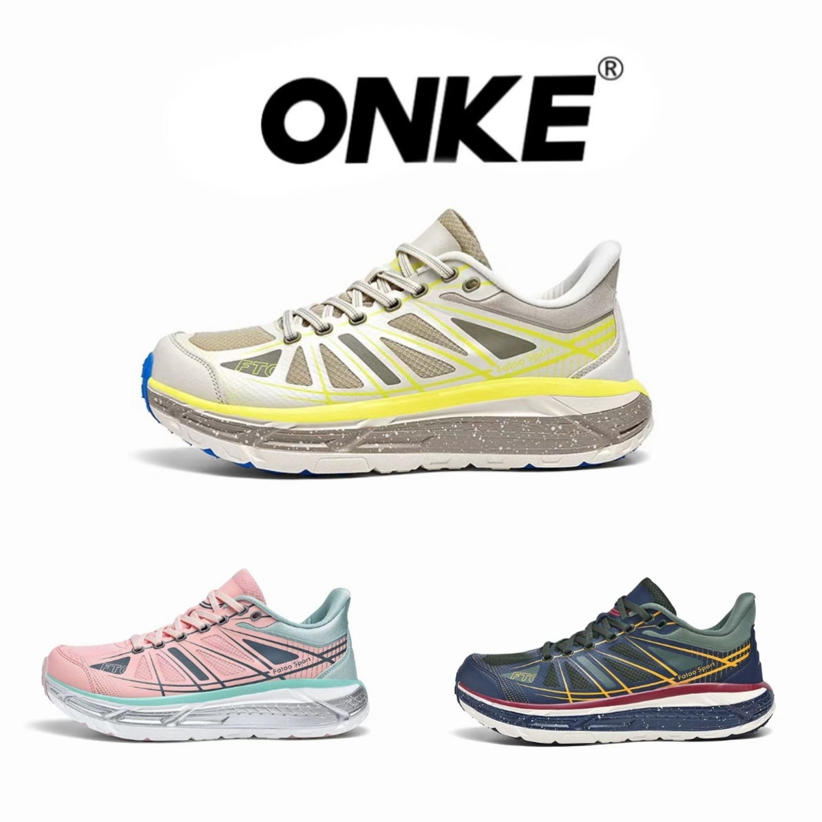 【德国ONKE】经典百搭 男女同款软底 超轻舒适 时尚休闲鞋GM90-cy