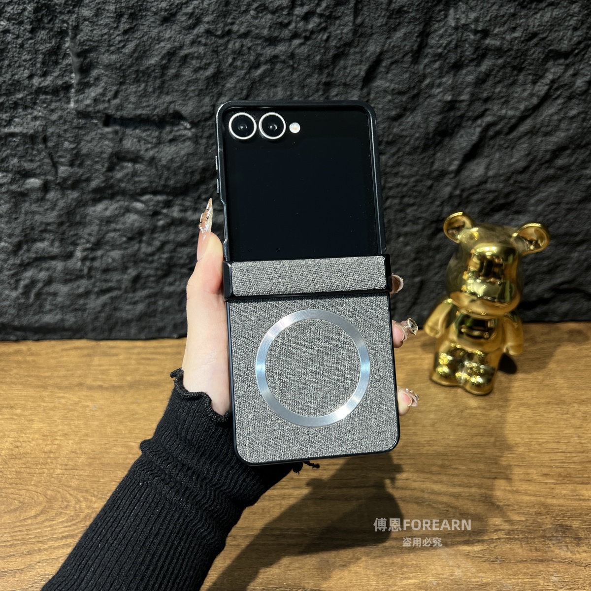 适用于三星ZFlip7手机壳折叠屏flip7全包防摔磁吸中轴铰链保护套