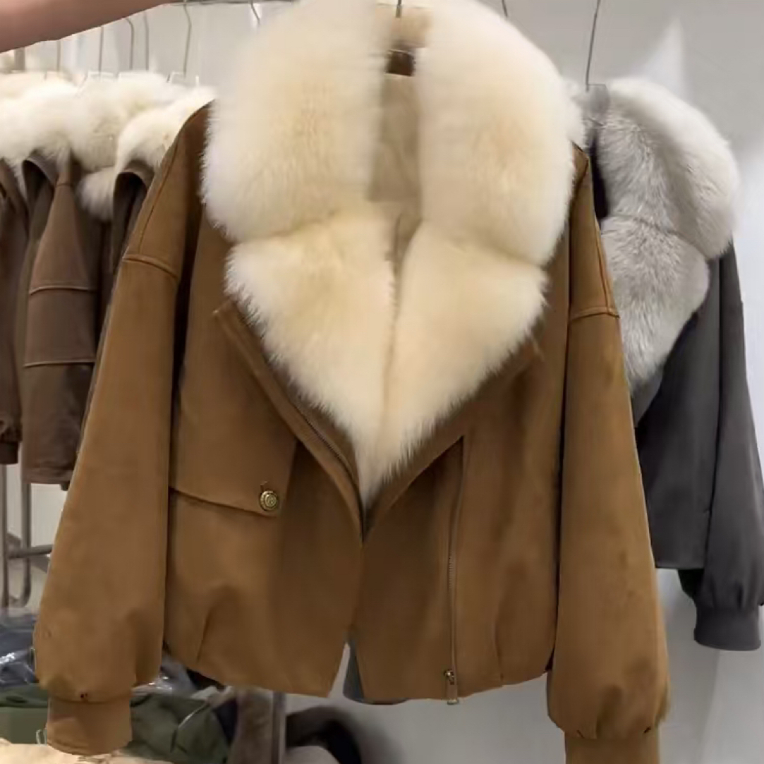 冬季新款加厚保暖宽松外套女装