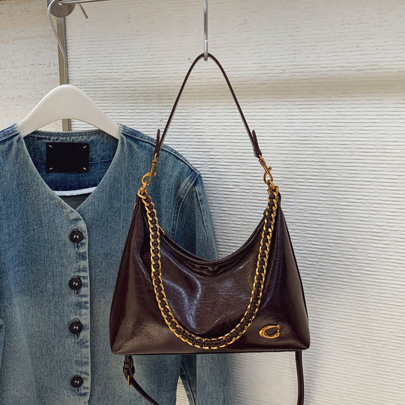 防盗可折叠三根方形斜挎包网红腋下包复古ins