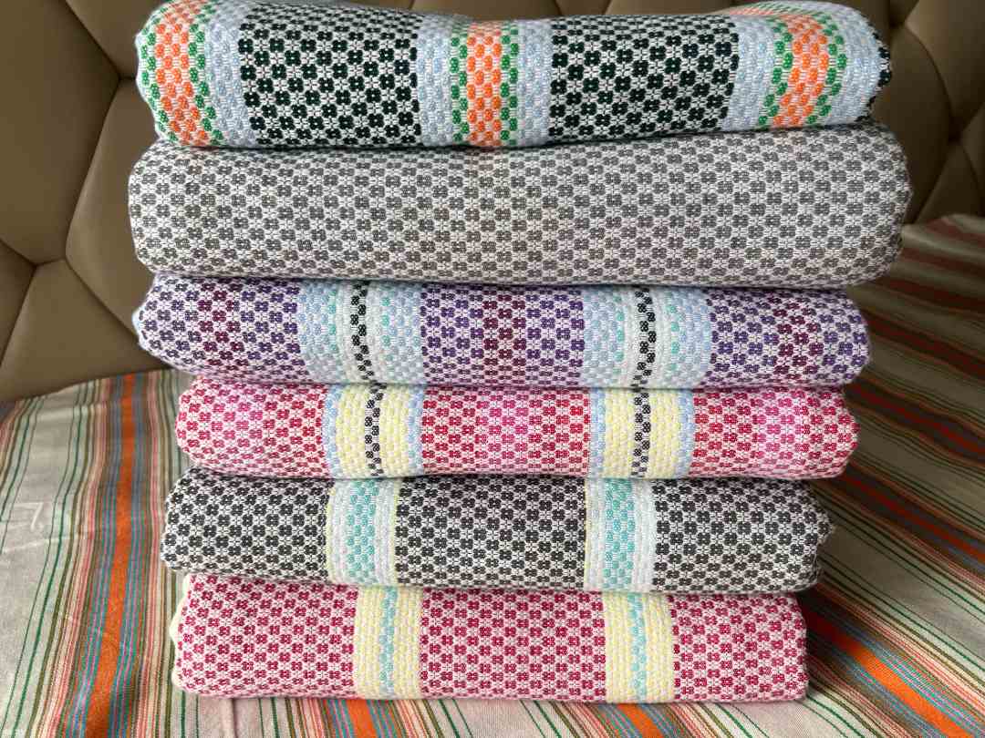 非遗丁村土布手工干线全棉粗布床单双人床单冬暖夏凉提花斜纹床单