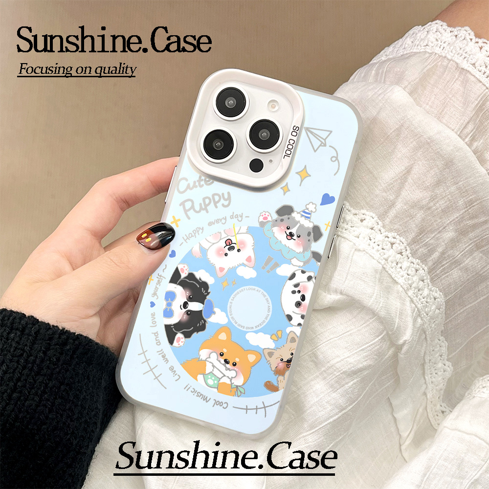 【彩银】可爱动物接适用于苹果17promax华为vivo小米防摔手机壳