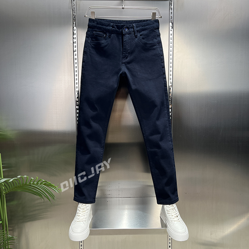 DIIC JAY/狄杰【专柜品质】秋冬新款牛仔裤男士百搭修身直筒小脚裤