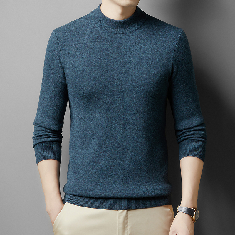 【冬款加厚】【精纺可机洗】100% 绵羊毛美丽诺纯羊毛长袖半高领