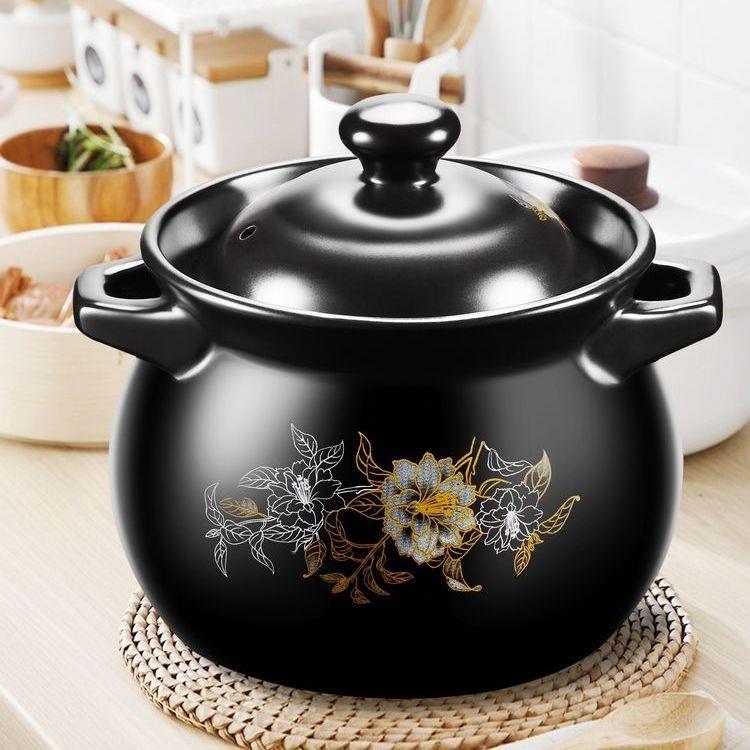 砂锅炖锅耐高温养生炖汤煲陶瓷沙锅煲汤煮粥家用明火石锅