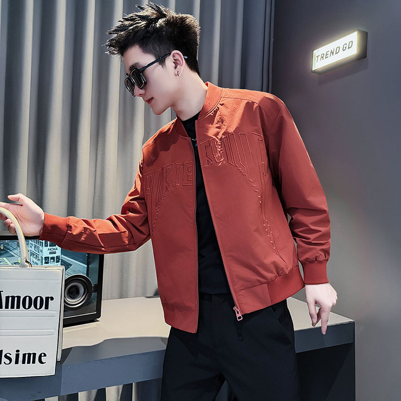 棒球服外套男款春秋季潮牌刺绣本命年夹克2025新款高级感短款上衣