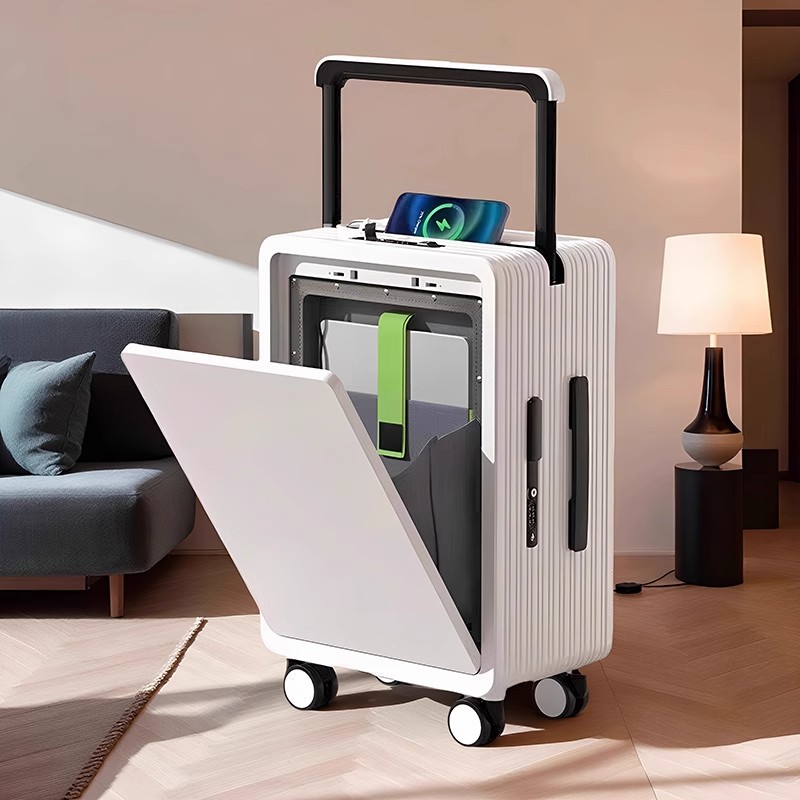 20登机行李箱万向轮登机箱旅行箱24密码箱子男款中置宽拉杆拉杆箱