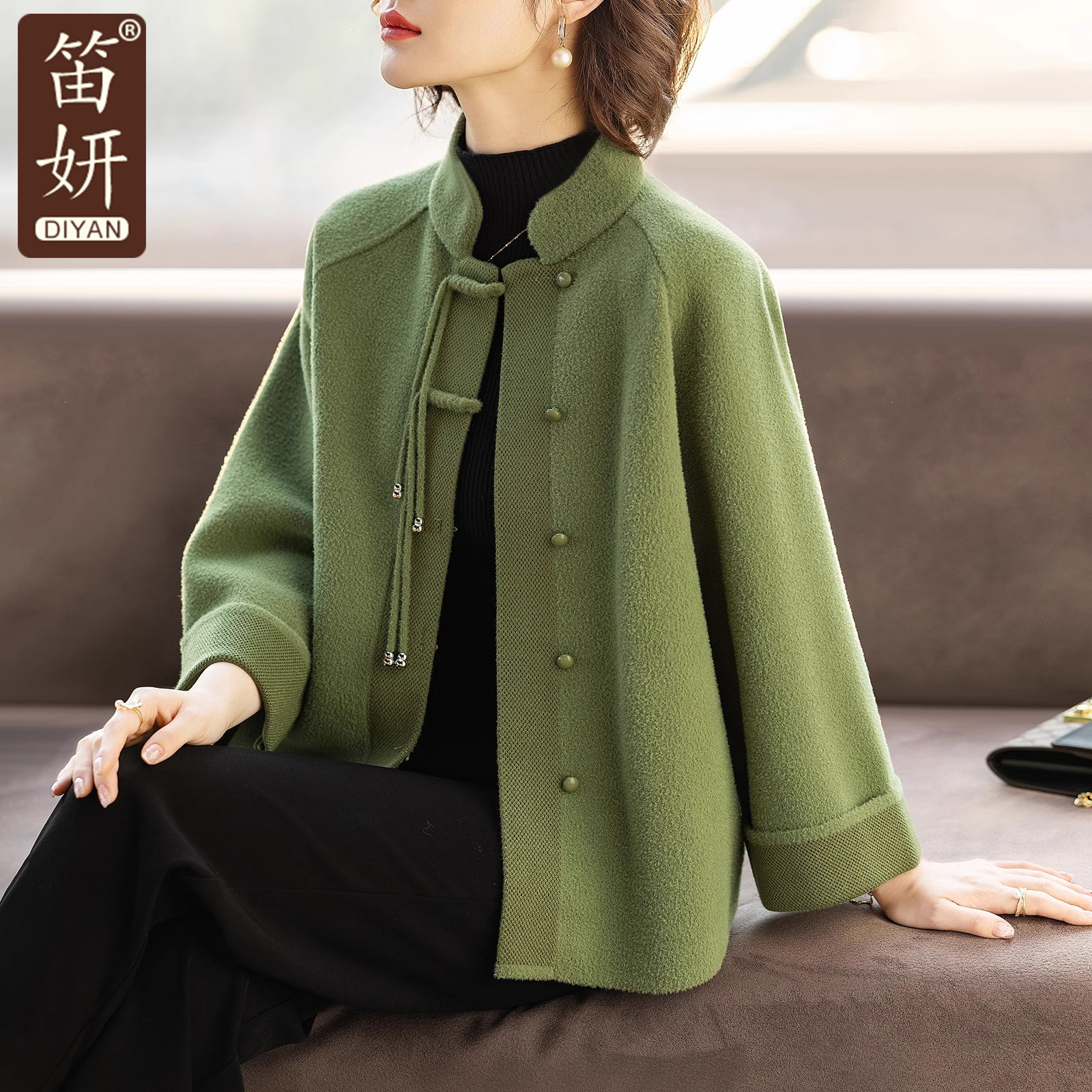 中老年人女士春装妈妈外套短款时尚春秋2025新款中式上衣服40岁50
