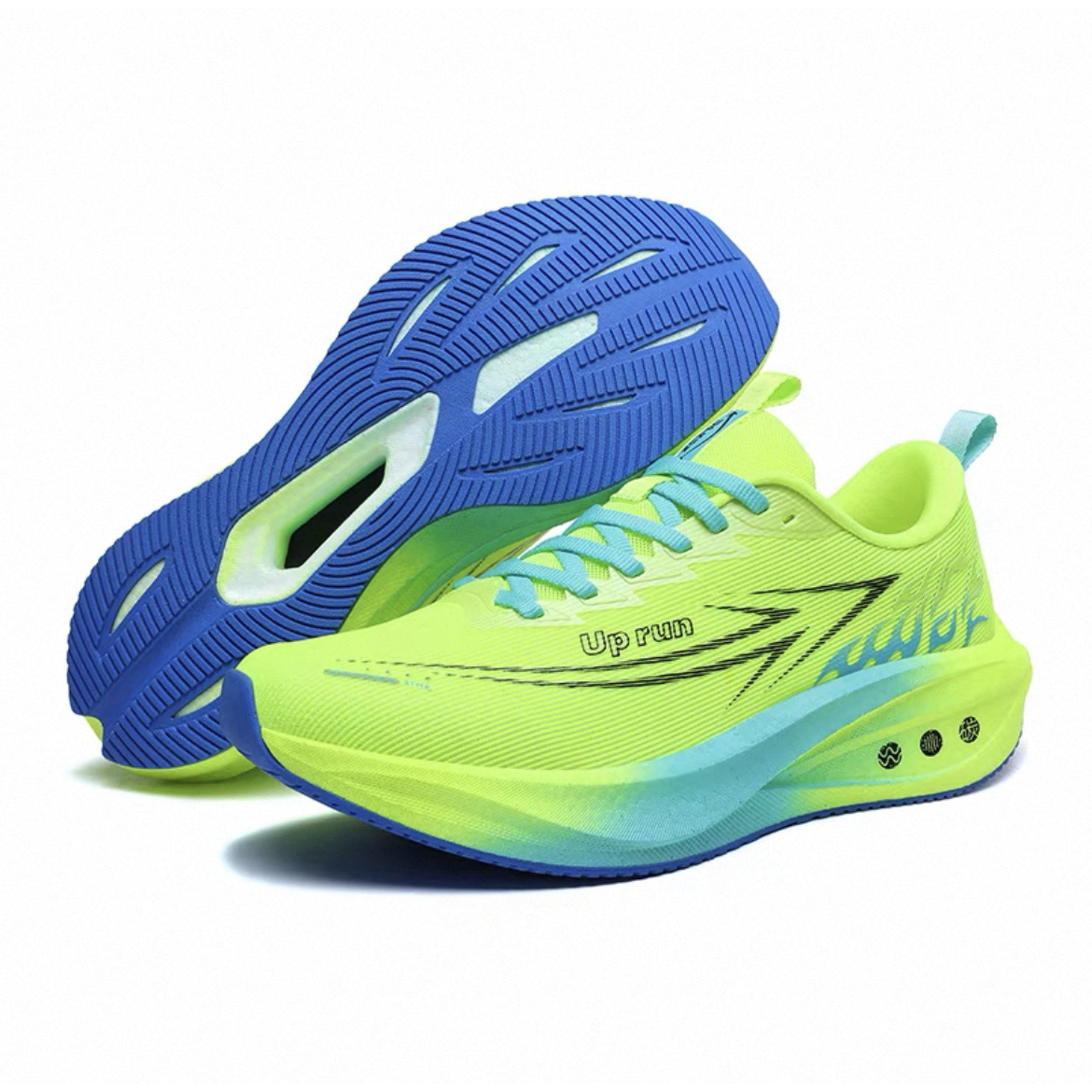 UP run跑鞋2025烈火箭青少年男鞋田径训练碳板运动鞋男超轻减震