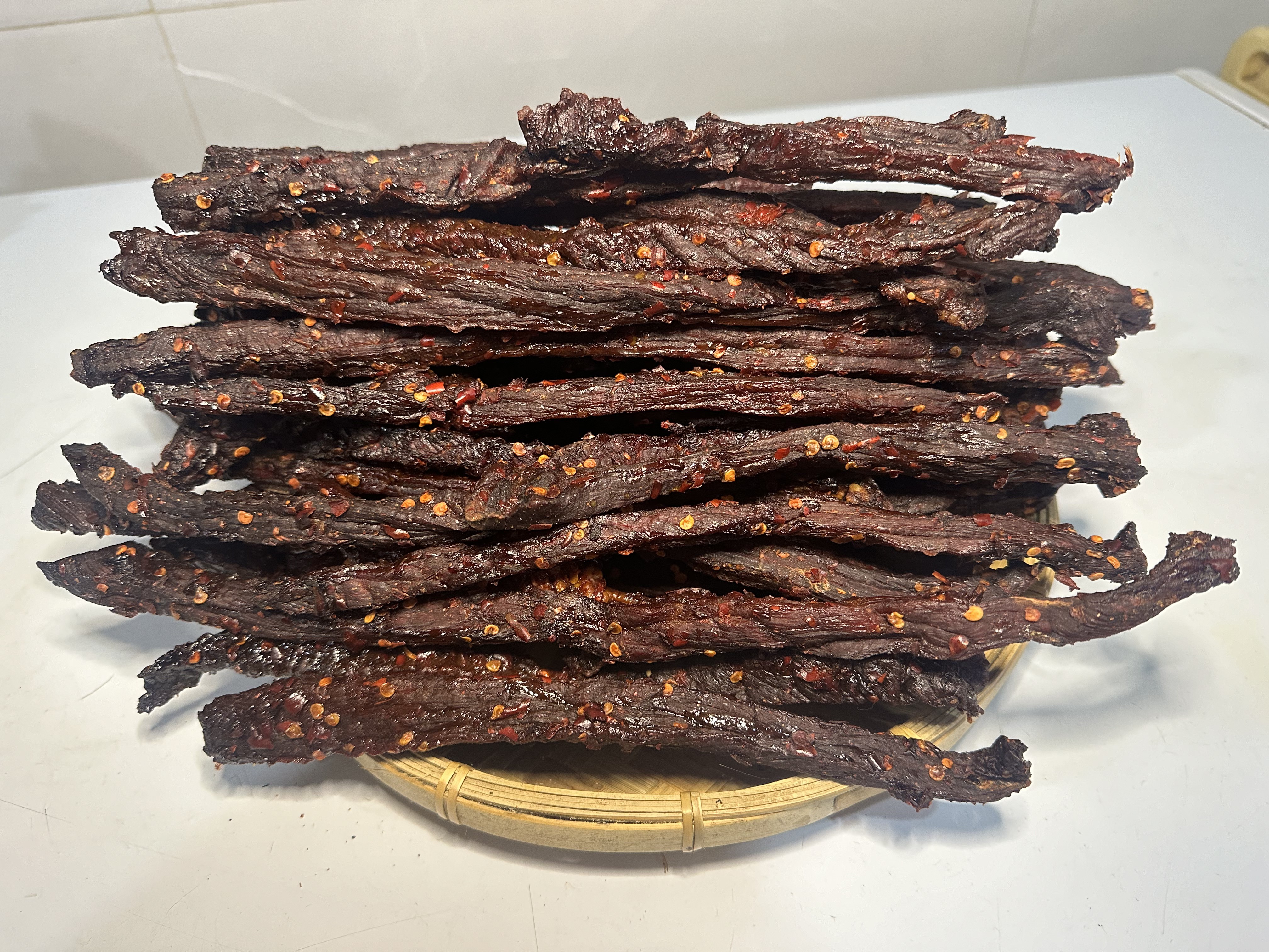 德宏保月傣家牛干巴涮涮辣特辣口味