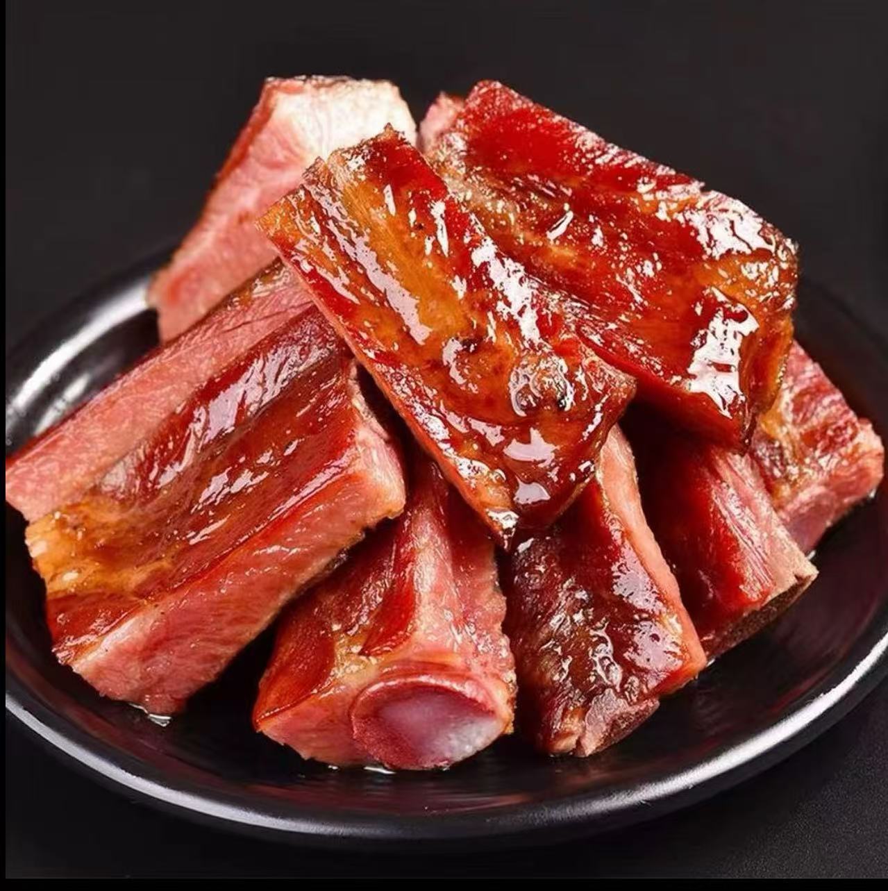 【腊排骨5斤】农家柴火烟熏腊排骨美食美味咸香湖南特产古法传统味