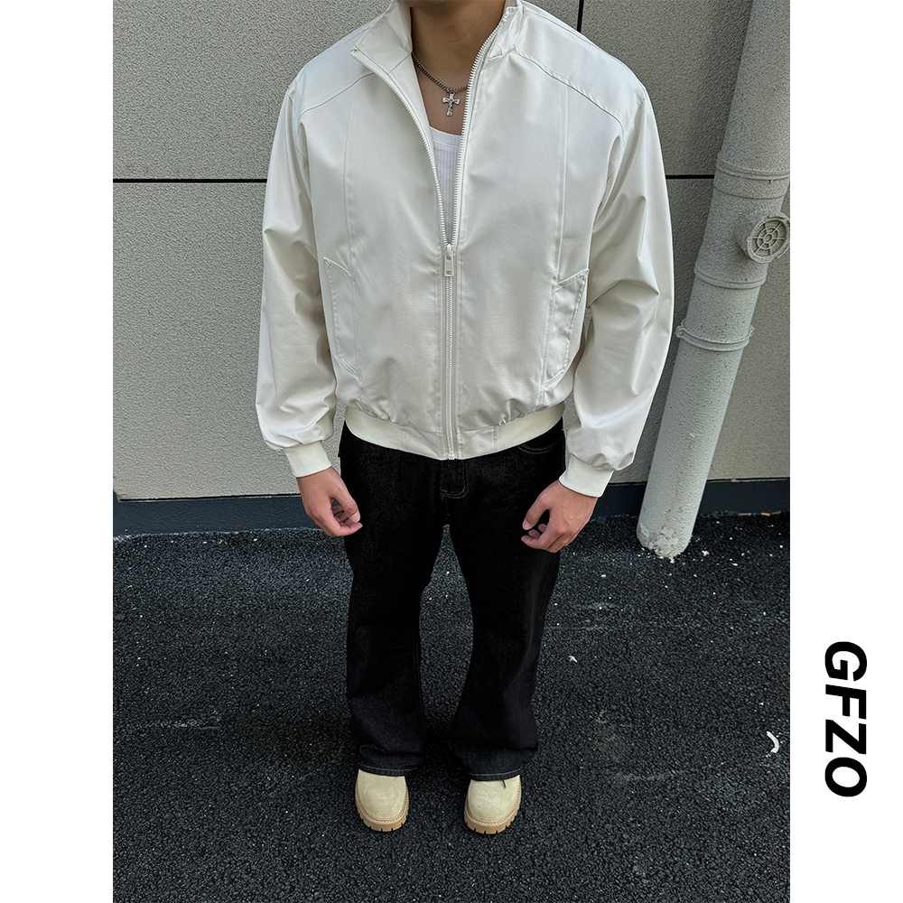 2025秋季新款三防立领夹克衫男美式休闲复古运动外套棒球服