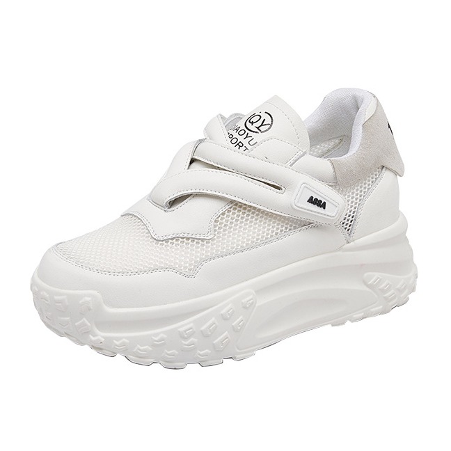 小个子女鞋33-34码小码运动鞋百搭内增高老爹鞋女网面透气夏季32