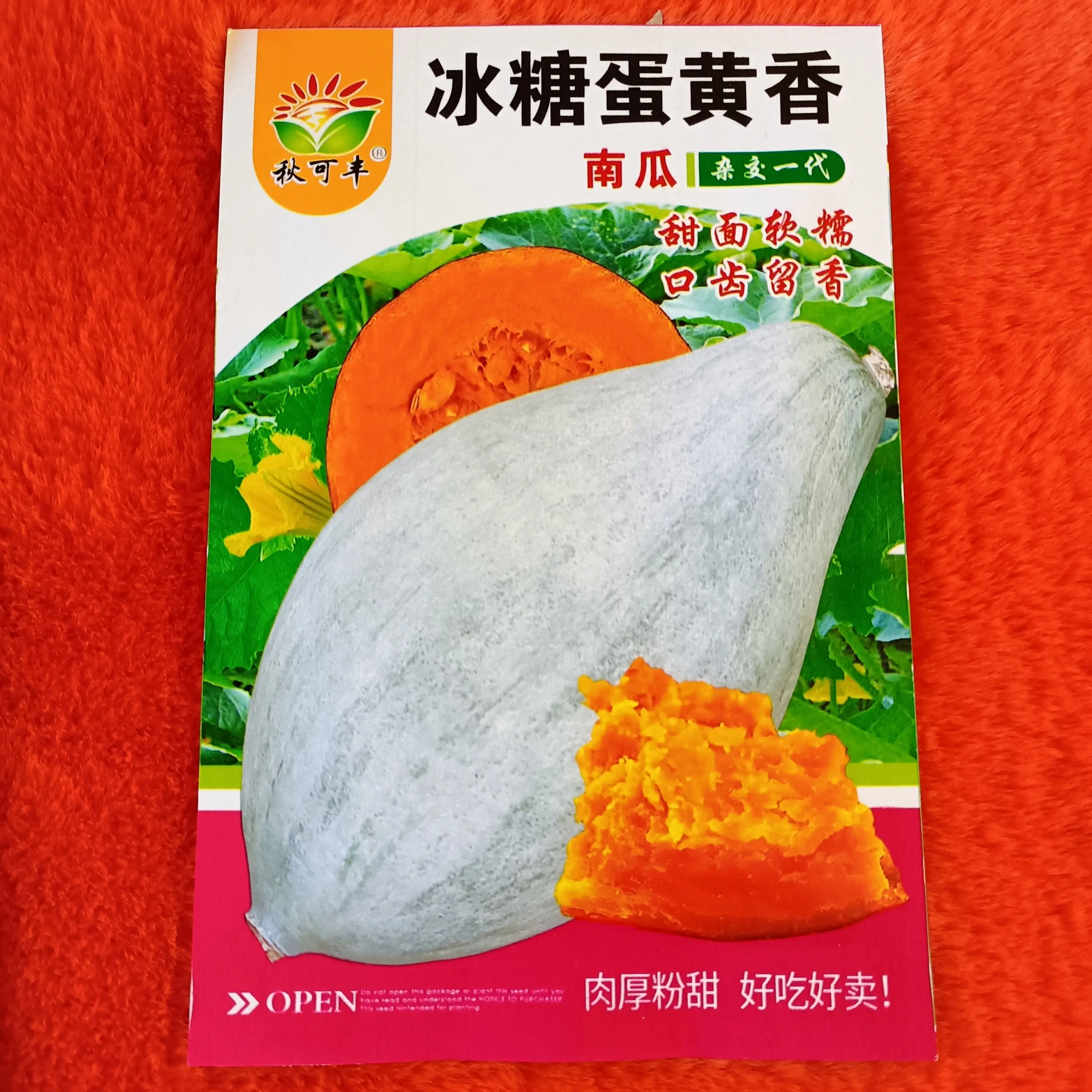 冰糖蛋黄香丑南瓜种子