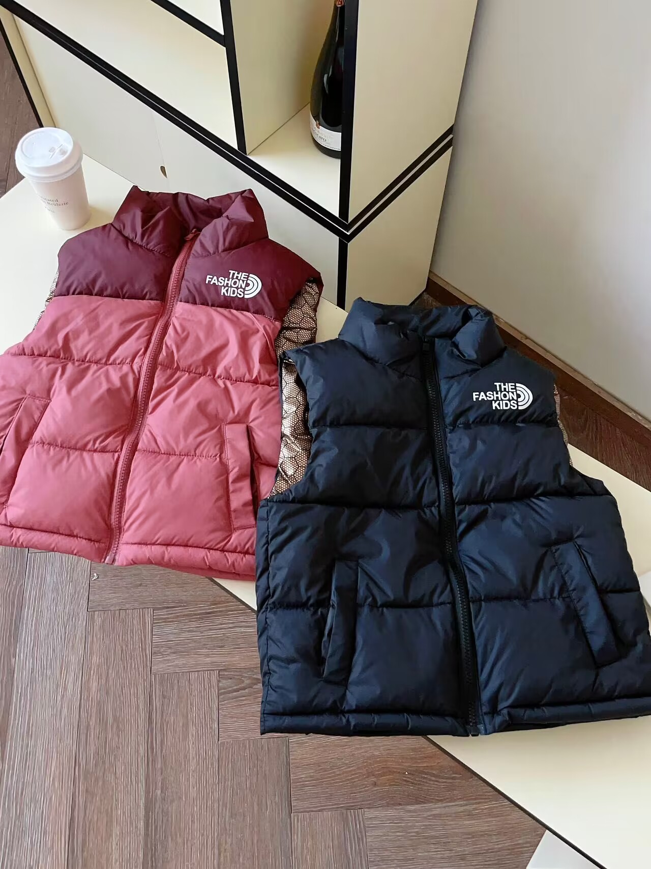 100-170儿童大码立领马甲厚款男女童通用冬季坎肩外穿马夹韩版