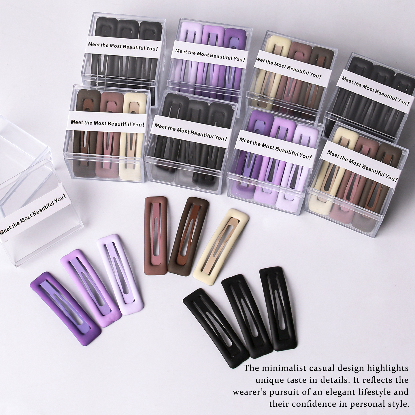 黑色碎发夹2025新款高端小发卡边夹侧边bb夹子头饰前额刘海夹卡子