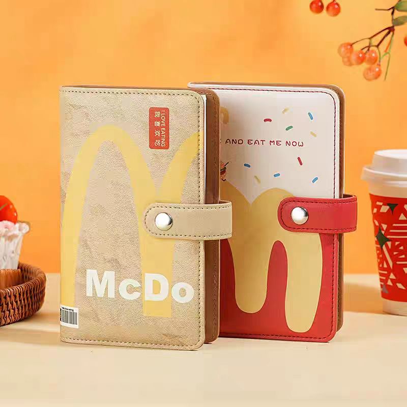 疯狂麦当当2025新款爆款现金存钱本记账本现金收纳包大容量攒钱本
