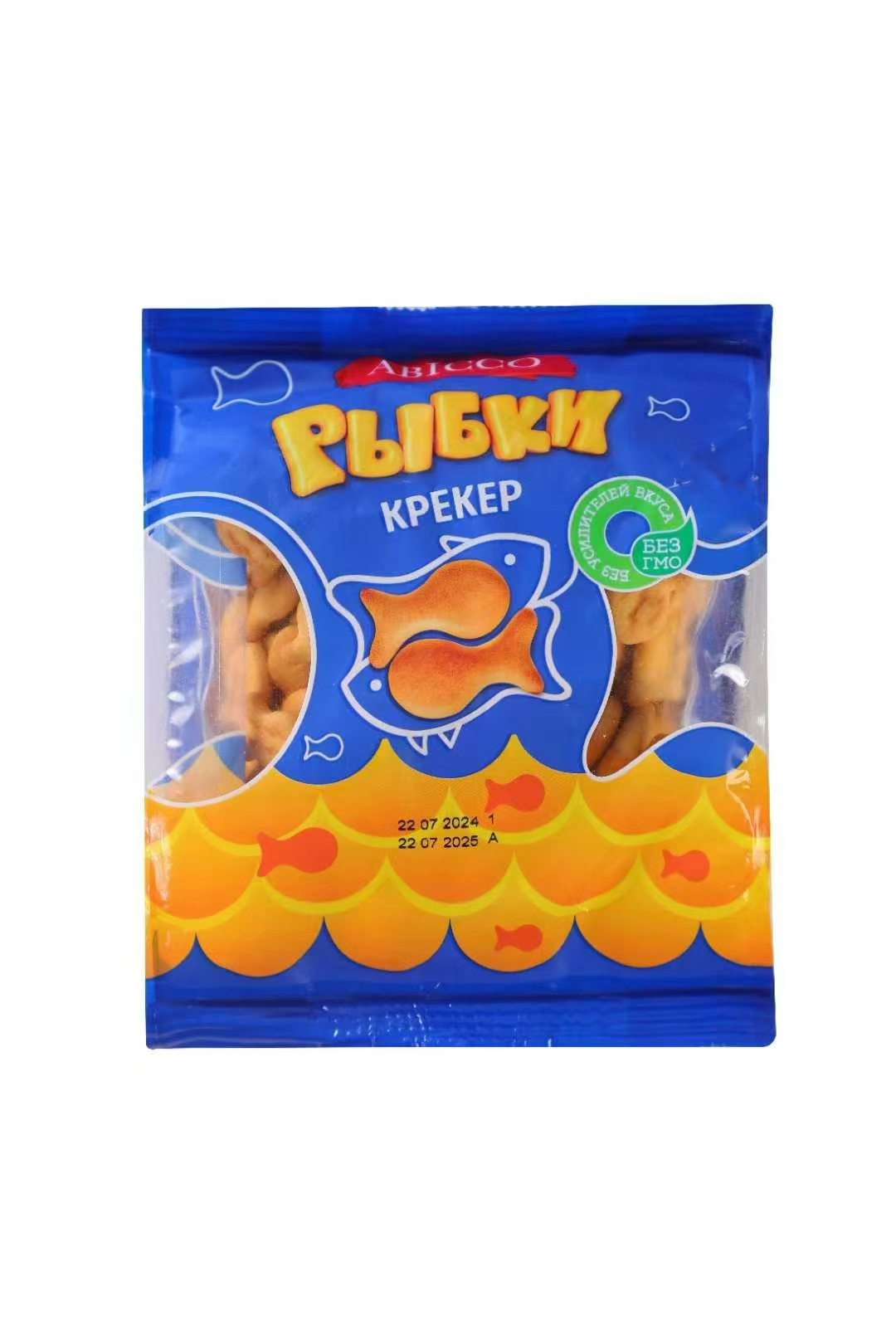 邂逅俄罗斯进口爱比可小鱼酥脆饼干200g