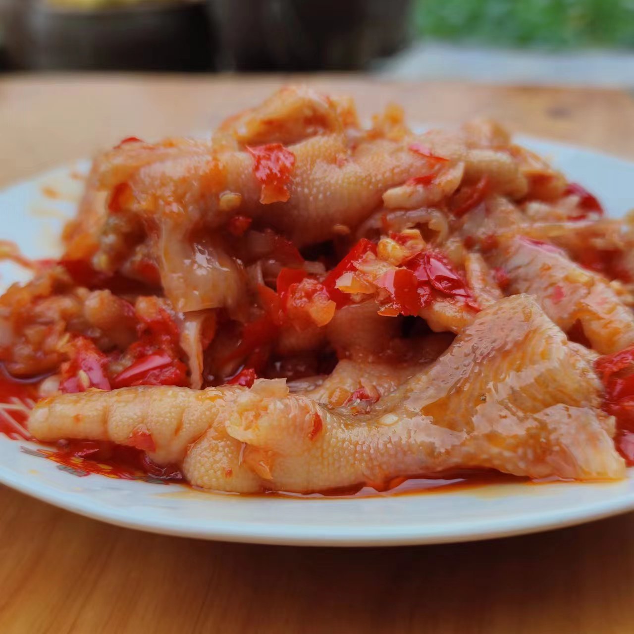 贵州风味儿无骨鸡爪零食开袋即食送手套250克X2袋