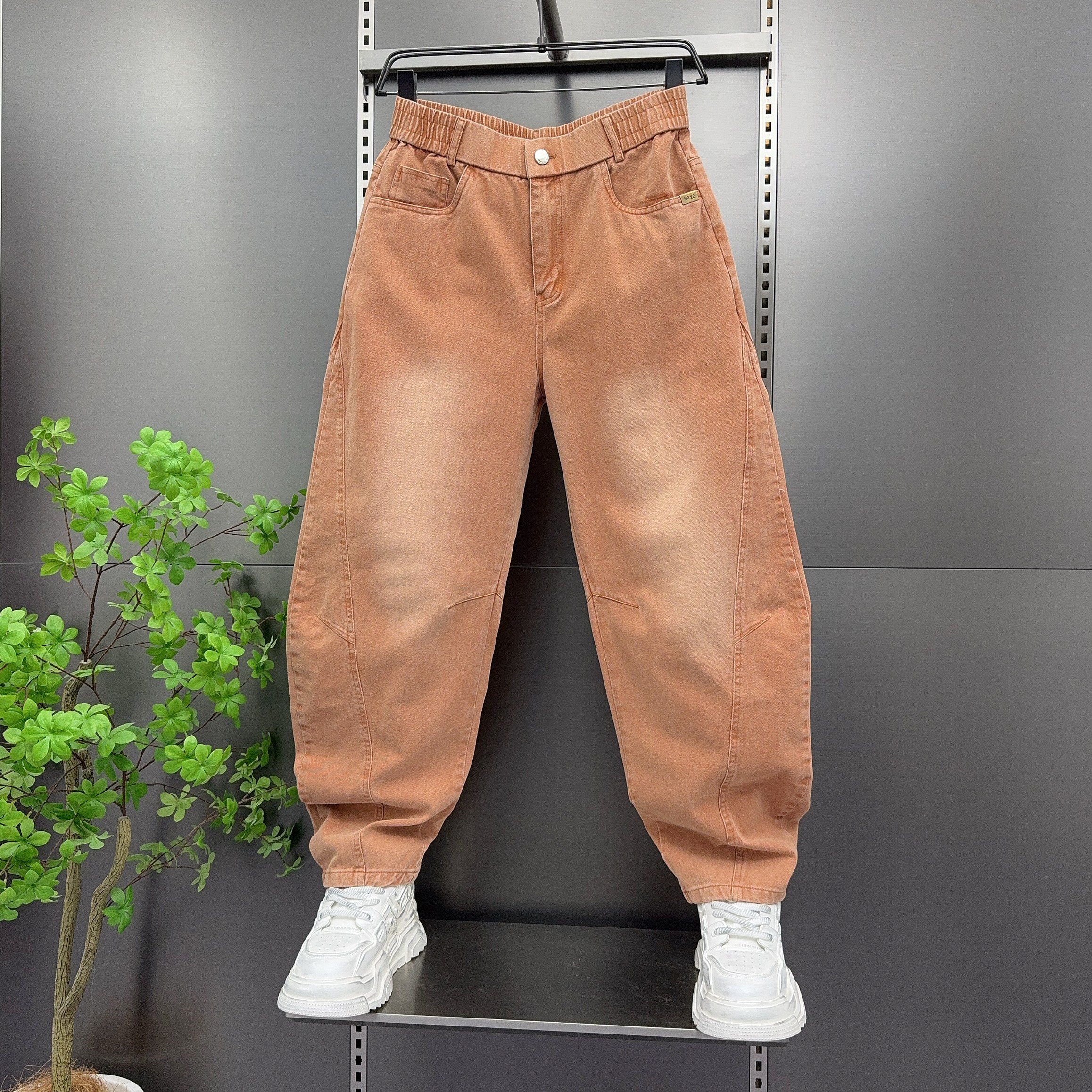 牛仔裤男春季新款多巴胺穿搭百搭直筒阔腿长裤时尚痞帅休闲工装裤