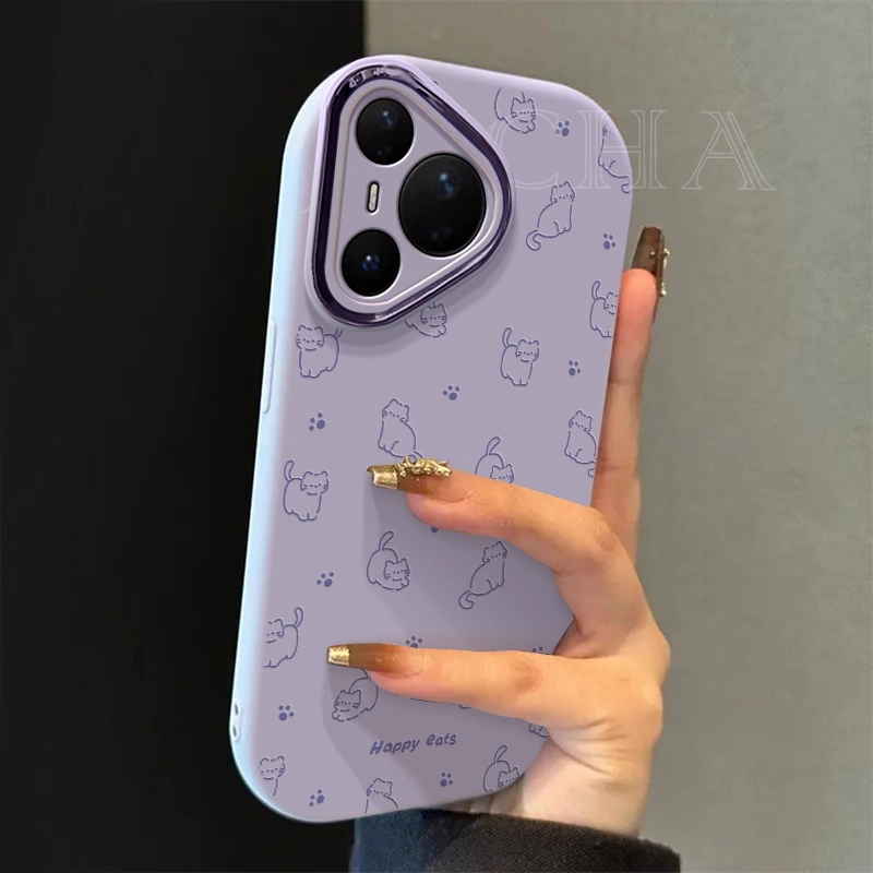 适用华为pura80手机壳卡通华为p60pro防摔全包pura70pro＋新款保护