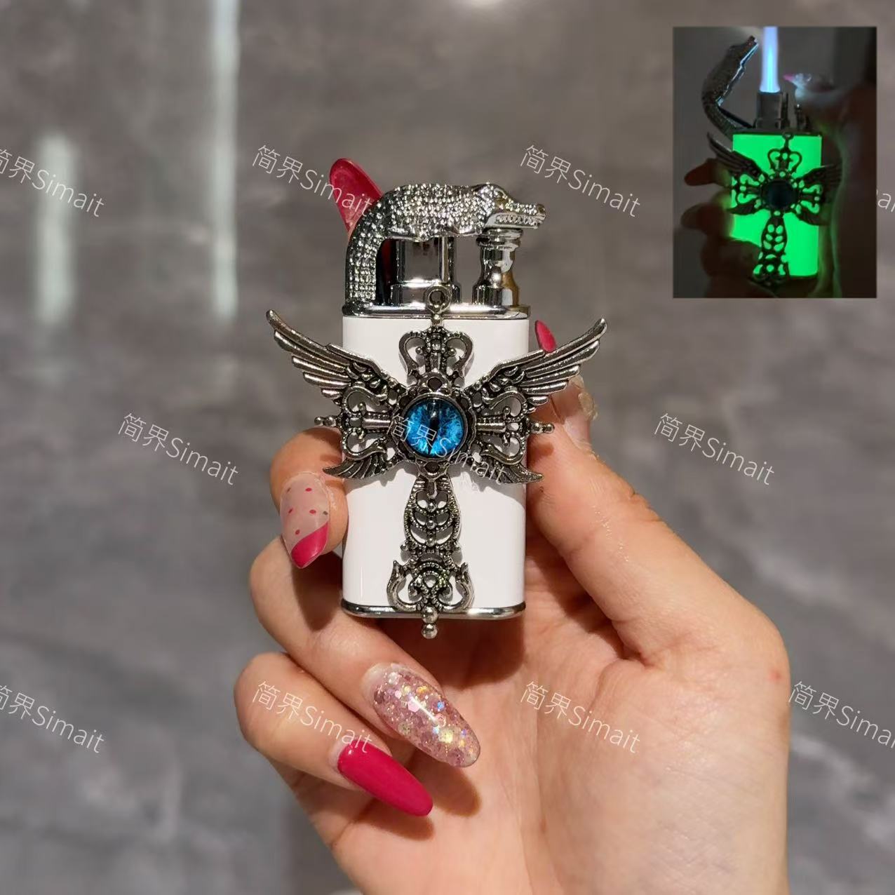 【简界正品保障原创手作】奢华蝴蝶高级感小众精致打火机送女友礼物