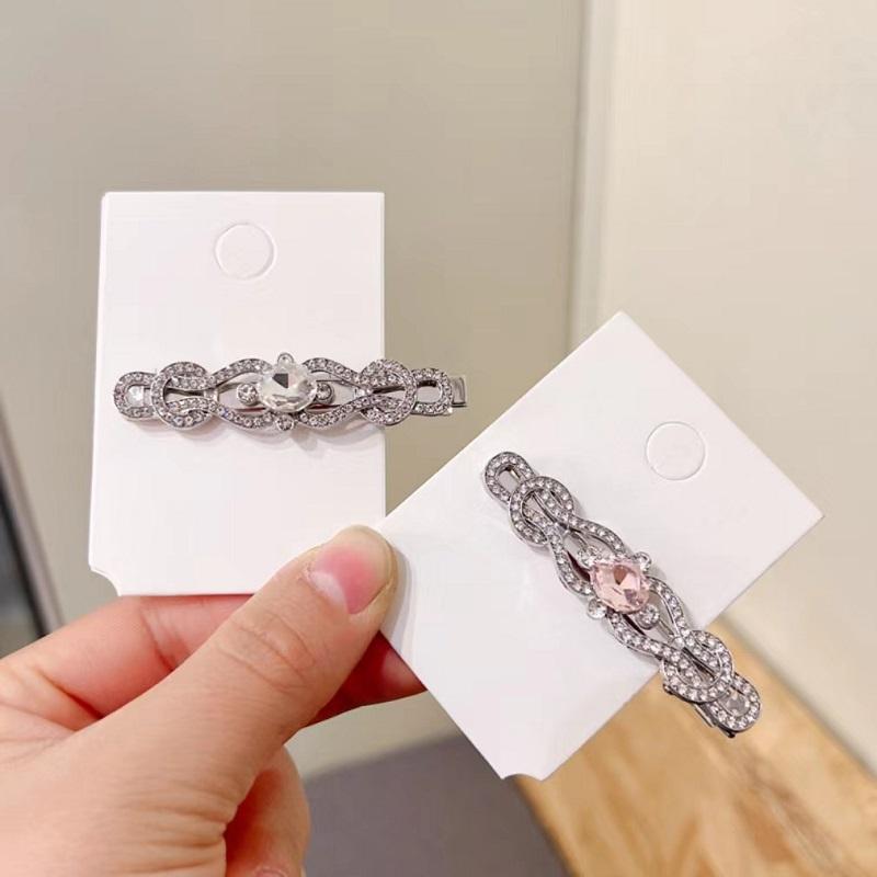 韩国超闪幸运结满钻金属发夹女刘海碎发边夹夹子鸭嘴夹发卡头饰