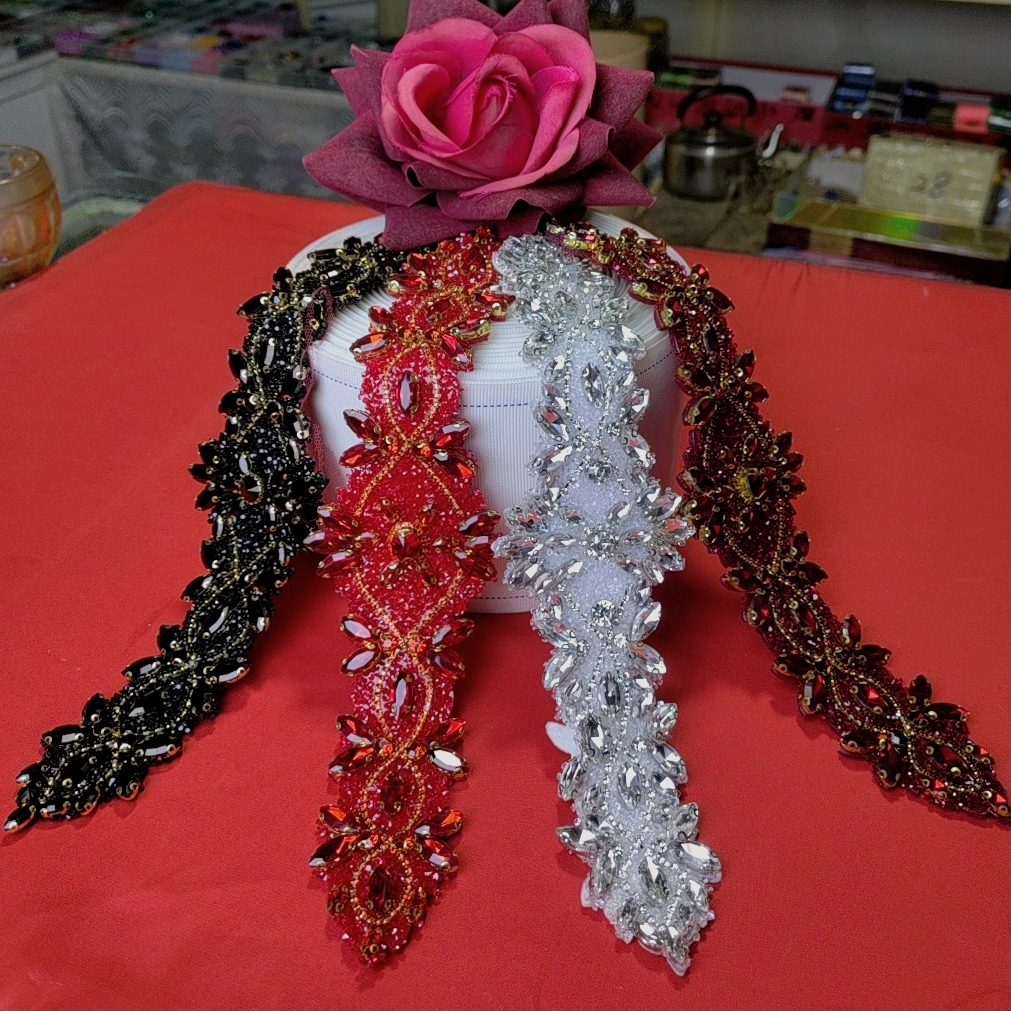 女国风复古腰带民族舞镶嵌网红民族钻镶嵌大气百搭古装