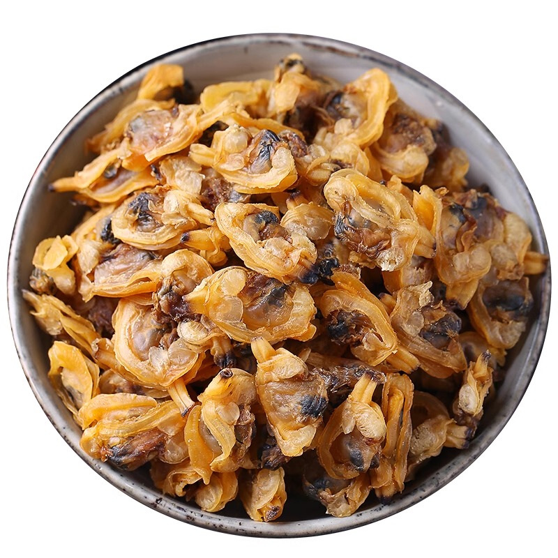 鲜甜无沙干蛤蜊肉可直接当零食的美味海鲜干货
