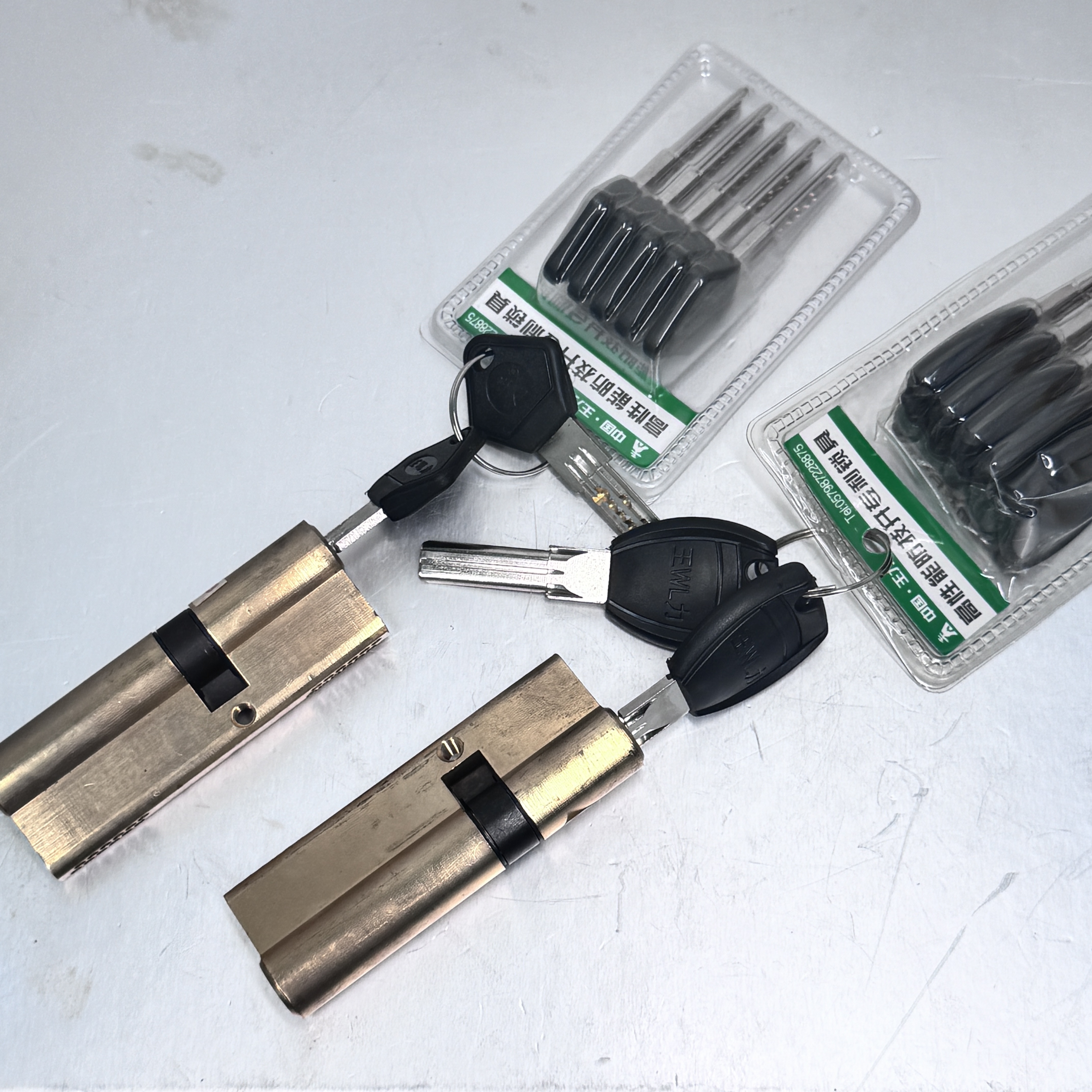 【清库存福利 】双排曲线 防盗门锁芯全铜 一个也包邮