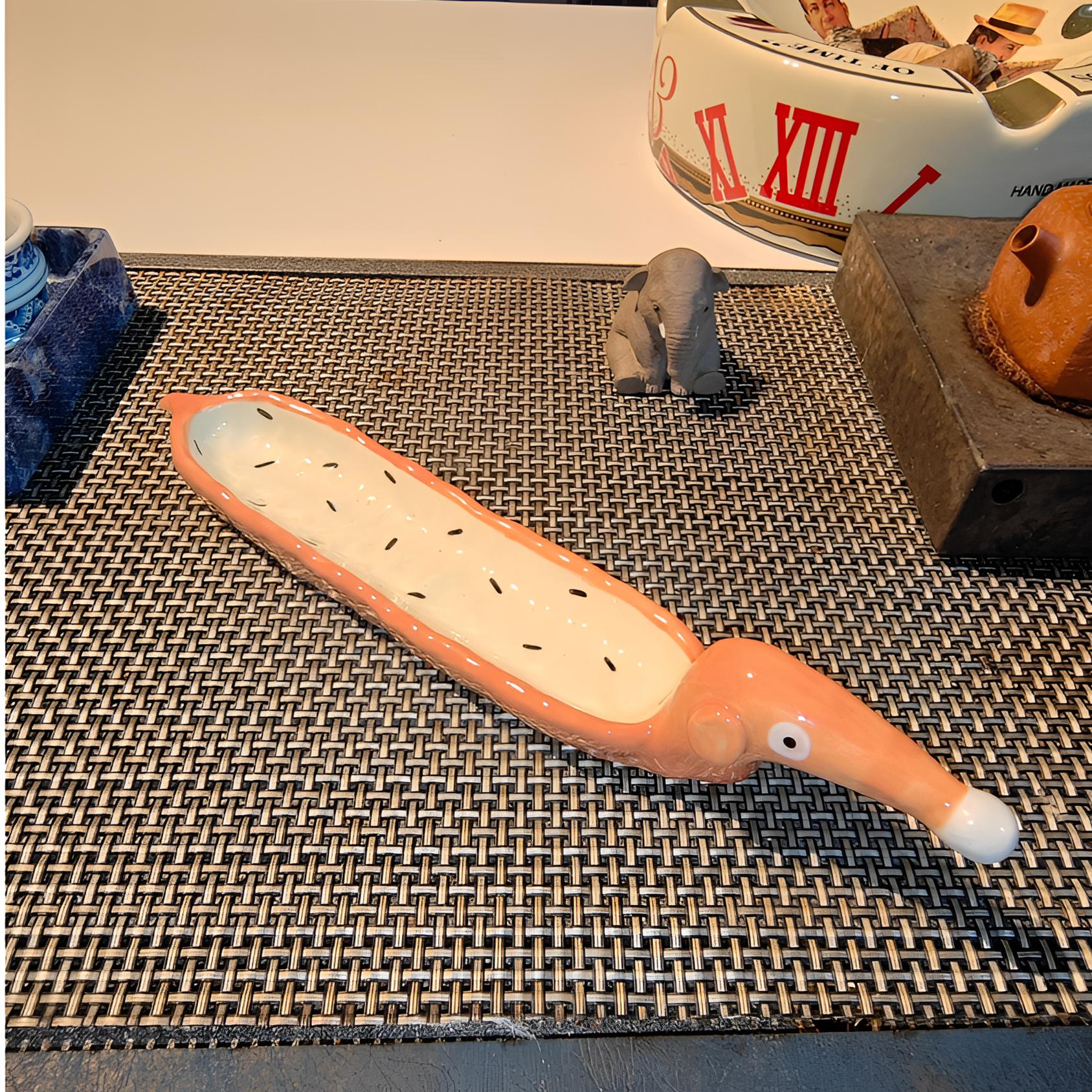 陶瓷腊肠狗雪茄缸
