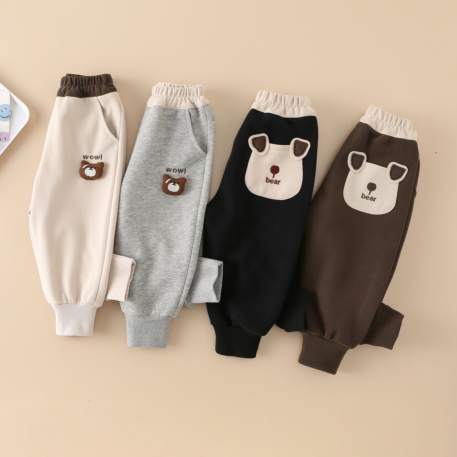 男女童裤子2025春季新款卡通长裤外穿春休闲裤宝宝百搭洋气潮酷