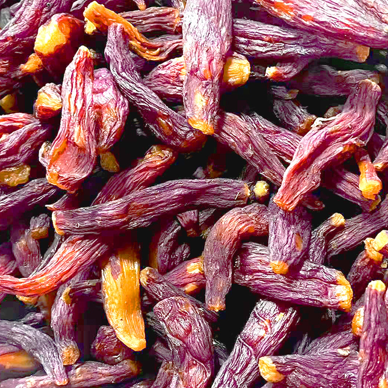 【第二件半价】不加糖带皮红瑶榴莲蜜薯干500g代餐倒蒸红瑶蜜薯干