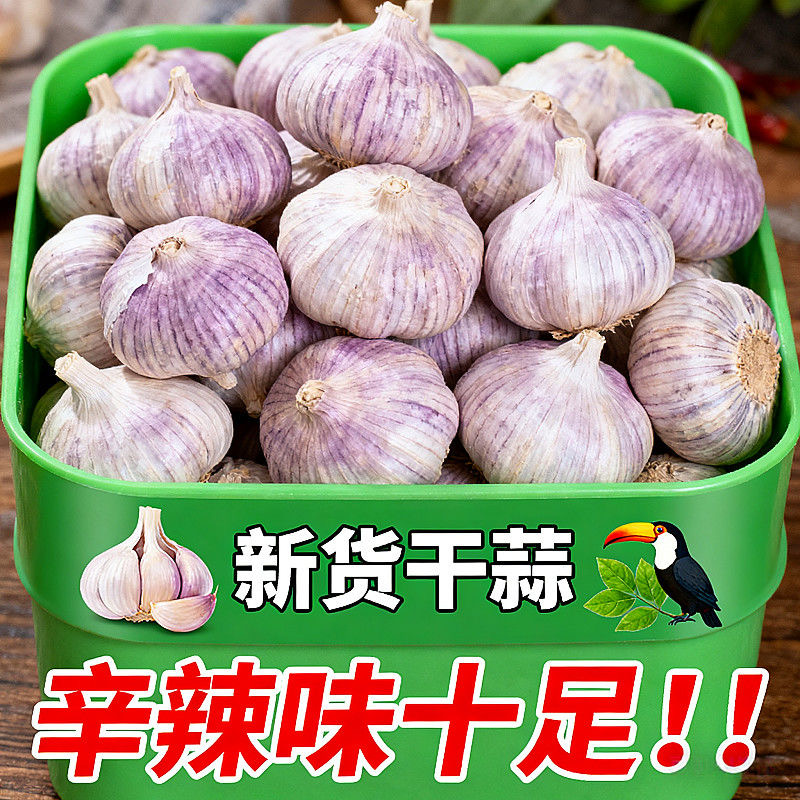 【农家土大蒜】干蒜5斤3斤大蒜头产地直发当季大蒜2025大蒜头干蒜